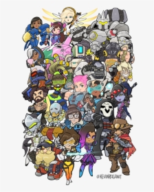 806kib, 600x927, Cast - Kevinraganit Overwatch, HD Png Download, Free Download