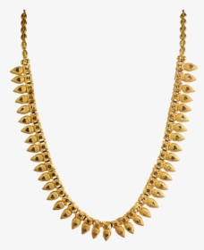 Kerala Design Gold Necklace - Malabar Gold Divine Necklace, HD Png Download, Free Download