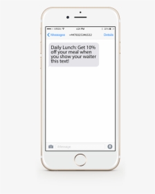Offer Deals To Your Customers Via Text Message To Motivate - Smartphone, HD Png Download, Free Download