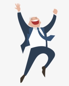 Illustration Laughing Man Transprent - Vector Happy Man Png, Transparent Png, Free Download