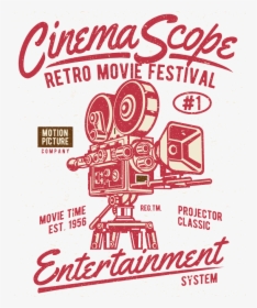 Retro Cinema Scope - Poster, HD Png Download, Free Download