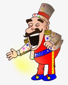 Circus, Man, Person, Laughing, Entertainer, Showmaster - Preschool Circus Songs, HD Png Download, Free Download