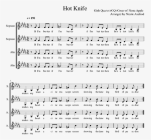 Hot Knife Sheet Music, HD Png Download, Free Download