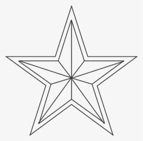 Transparent Nativity Star Png - Christmas Tree Star To Color, Png Download, Free Download