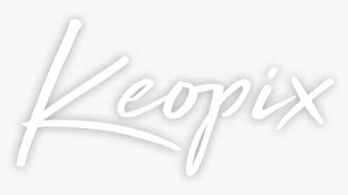Keopix Logo Shown In White - Calligraphy, HD Png Download, Free Download