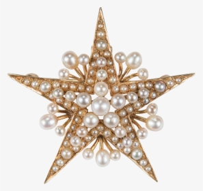 Download Victorian Star - Christmas Brooch Png, Transparent Png, Free Download