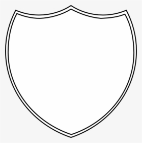 White Blank Shield Logo - Raider Shield Outline Png, Transparent Png, Free Download