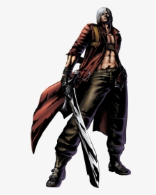 Dante Png Image - Marvel Vs Capcom 3 Characters Art, Transparent Png, Free Download