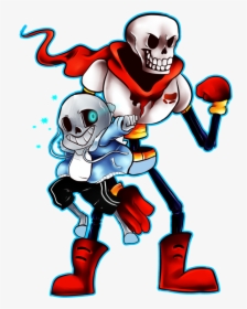 And By Acidiic - Undertale Sans And Papyrus Fanart, HD Png Download, Free Download
