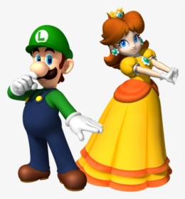Luigi And Princess Daisy - Princess Daisy Wig, HD Png Download, Free Download