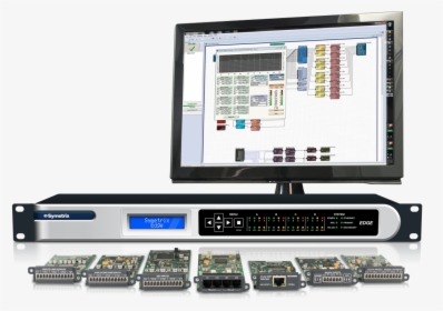 Symetrix Edge Dsp With Expansion Cards - Symetrix Dsp, HD Png Download, Free Download