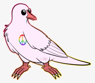 Bird Of Peace - Cartoon, HD Png Download, Free Download