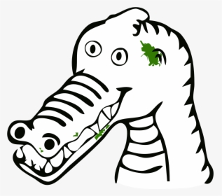 Transparent Elephant Head Clipart Black And White - Cool Alligator Clipart, HD Png Download, Free Download