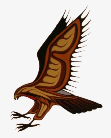 Image Of The Thunderbird Painting - Hawk, HD Png Download, Free Download