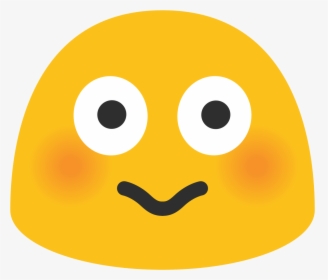 Flushed Face Emoji Png - Blob Flushed Emoji, Transparent Png, Free Download