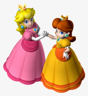 Clip Art Daisy In The Sky - Princess Peach And Daisy, HD Png Download, Free Download