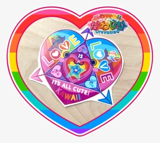 Kawaii Universe Cute Love Is Love Iac Sticker Pic 01, HD Png Download, Free Download