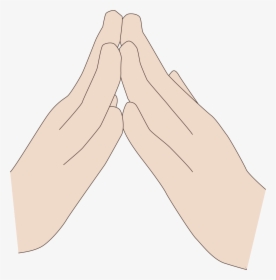 Transparent Open Hands Png - Two Hands Touching Fingertips, Png Download, Free Download
