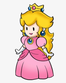 How To Draw Princess Peach From Super Mario Bros - Princess Peach, HD Png Download, Free Download