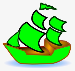 How To Set Use Green Boat Clipart , Png Download - Boat Clipart Royalty Free, Transparent Png, Free Download