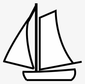 Boat - Clipart - Black - And - White - Boat Black And - Black And White Boat Clipart, HD Png Download, Free Download