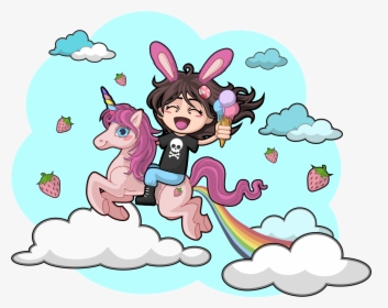 Unicorn And Rainbow In Happy Land Mini Pack - Unicorn And Happy Land, HD Png Download, Free Download