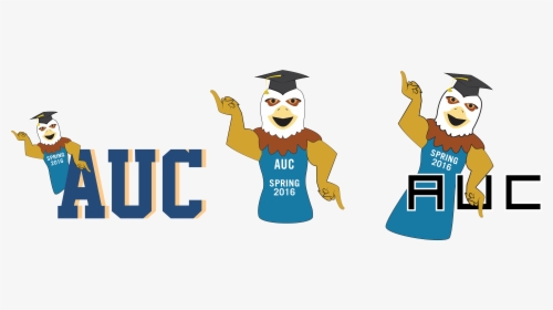 Auc 2016 Graduation Snapchat Filters - Cartoon, HD Png Download, Free Download
