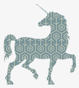 Unicorn Horse Clipart Sticker Animal Pattern - Silhouette Of A Unicorn, HD Png Download, Free Download