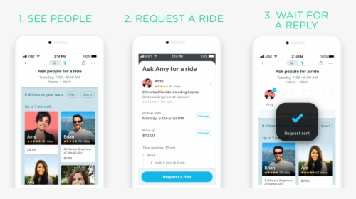 Waze Carpool App, HD Png Download, Free Download
