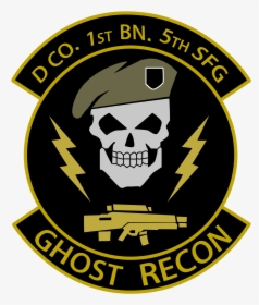 D Company, 1st Battalion, 5th Sfg - Parche Ghost Recon Wildlands, HD Png Download, Free Download