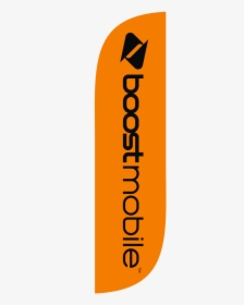 Boost Mobile Orange 5ft Feather Flag With New Logo - Boost Mobile Flag, HD Png Download, Free Download