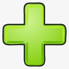 Plus Icon Green Clip Art Clkerm Vector Clip Art - Plus Clipart, HD Png Download, Free Download