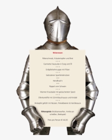 Knights Dinner On The Fortress Hohensalzburg Salzburg - Breastplate, HD Png Download, Free Download