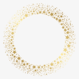 #stars #star #goldstars #gold #wreath #frame #border, HD Png Download, Free Download