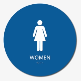 Ada Compliant Women Bathroom Sign - Women Restroom Sign, HD Png Download, Free Download