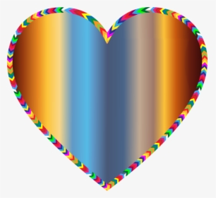 Borders And Frames Color Download Computer Icons Rainbow - Clipart Colorful Heart, HD Png Download, Free Download