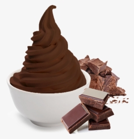 Chocolate Ice Cream Brown Yogurt, HD Png Download, Free Download