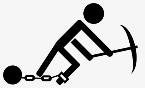 Icon, Human Rights, Forced Labour, Ball And Chain - Human Rights Violation Icon, HD Png Download, Free Download