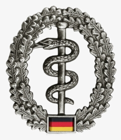 Bw Barettabzeichen Sanitätsdienst - Bundeswehr Sanitätsdienst Barett, HD Png Download, Free Download