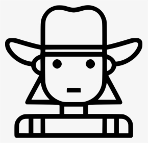 Cowgirl Farm Female Human - Cowgirl Icon Svg, HD Png Download, Free Download