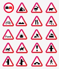 Road Signs Where Ovetaking Can Be Dangerous - Road Signs And Meanings Uk, HD Png Download, Free Download