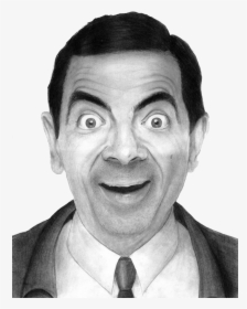 Mr Bean Png - Mr Bean Face Sketch, Transparent Png, Free Download