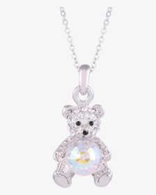 Teddy Bear Swarovski Ball Pendant"  Class= - Locket, HD Png Download, Free Download