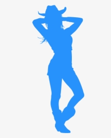 Cowgirl Silhouette Pink, HD Png Download, Free Download