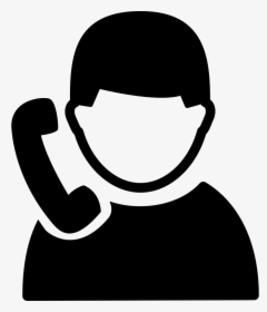 Shopping Support Calling - Person Call Icon Png, Transparent Png, Free Download