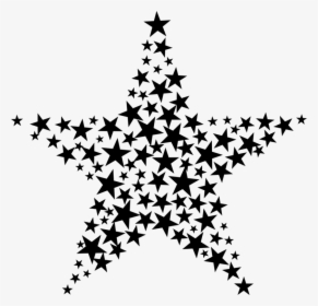 Fractal Art Star Symmetry Geometry - Star Fractal, HD Png Download, Free Download