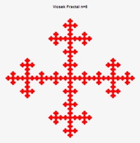 Vicsek Fractal, Order - Box Fractal, HD Png Download, Free Download