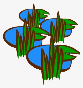 Swamp Clip Art - Marsh Clip Art, HD Png Download - kindpng