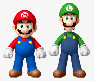 Mario Luigi 10 Most Popular Cartoon Characters With - Mario And Luigi Png, Transparent Png, Free Download
