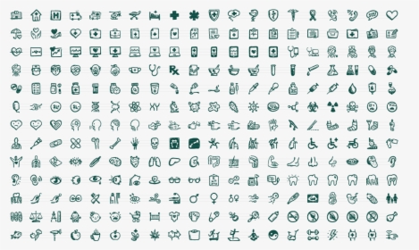 Healthy Icons 260 Hand-drawn Medical Icons, HD Png Download, Free Download